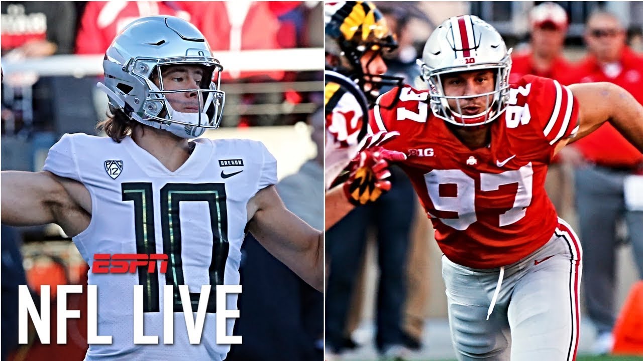 Mel Kiper's 2019 Big Board includes Justin Herbert, Nick Bosa, 20 defensive players | NFL Live