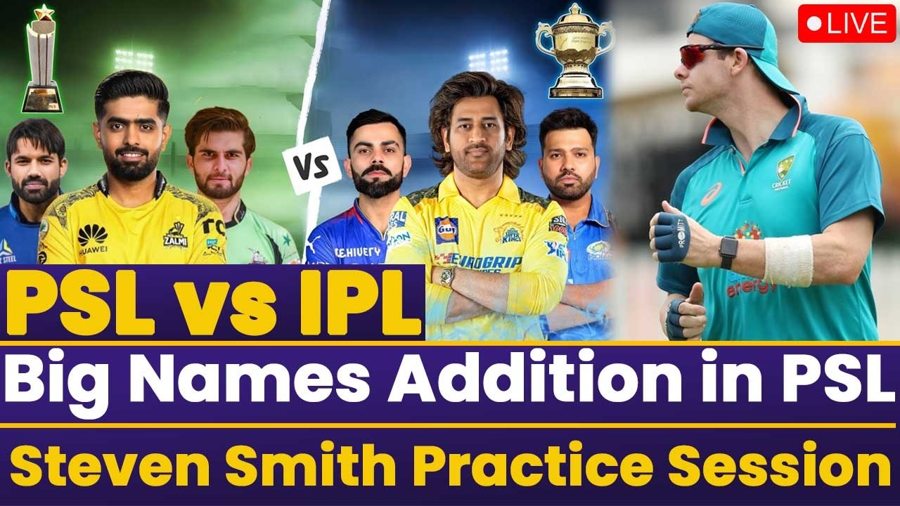 LIVE | PSL vs IPL | Big Names addition in PSL 2026 | Steven Smith Practice Session | Sports Roundup
