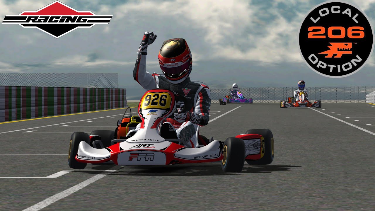 Onboard WIN Kart Racing Pro LO206 @Ala w/Daniel Fellows