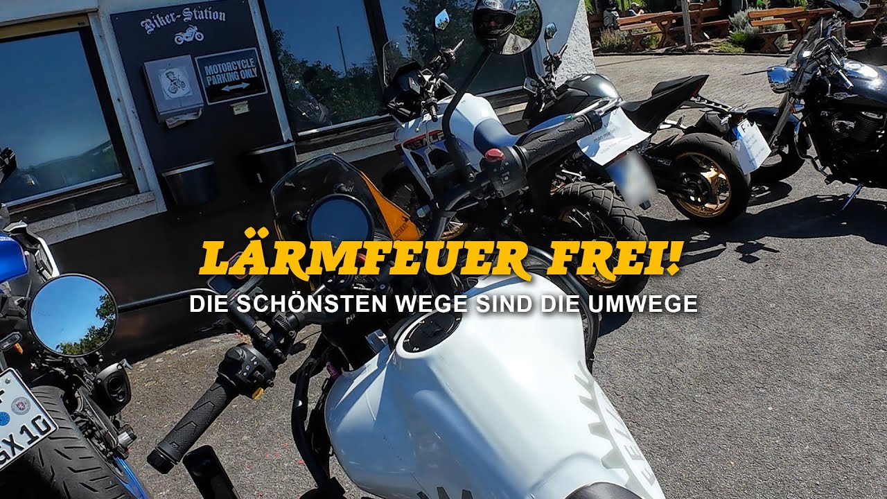 Lärmfeuer frei! - Die schönsten Wege sind die Umwege- Odenwald MotoVlog