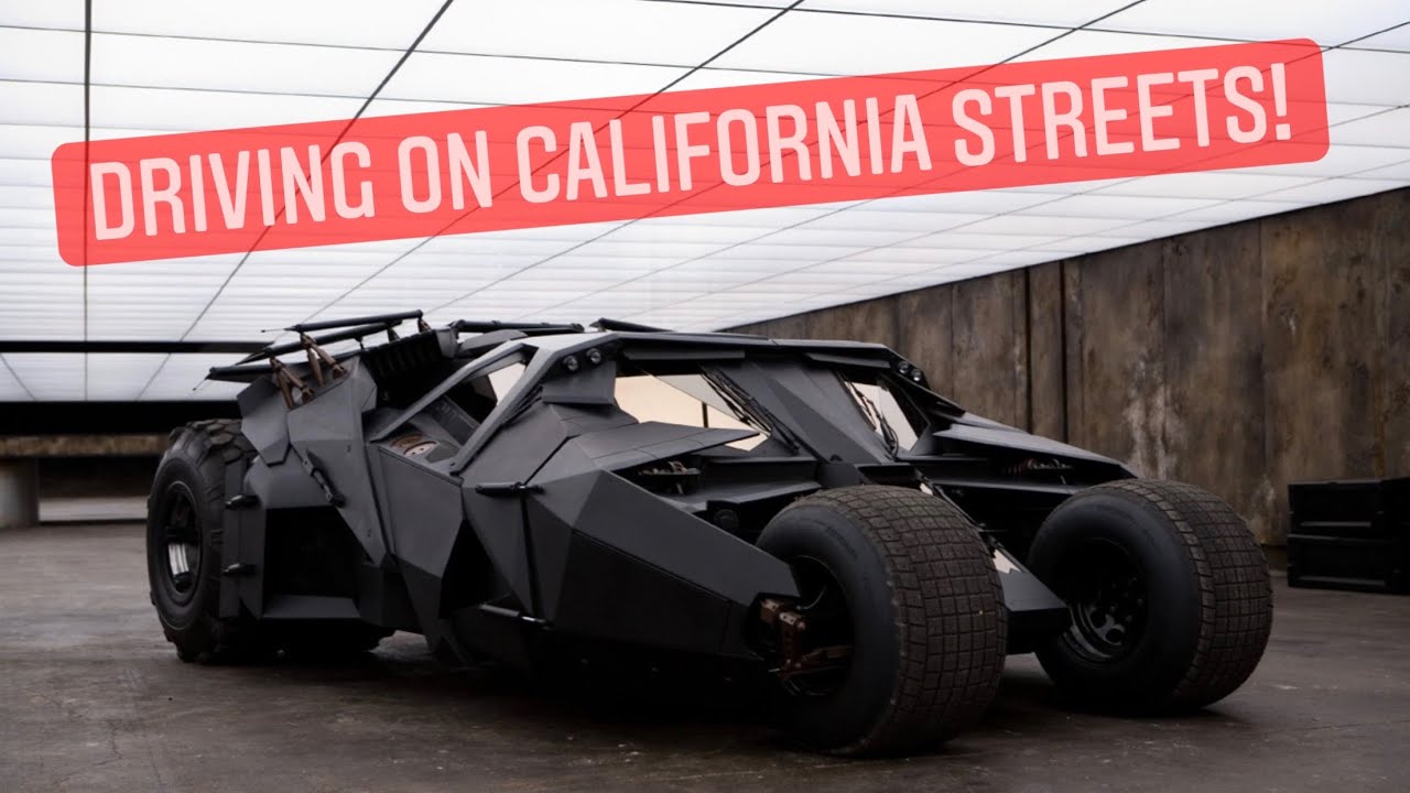 My Friend Owns the Batman Tumbler Batmobile!!!