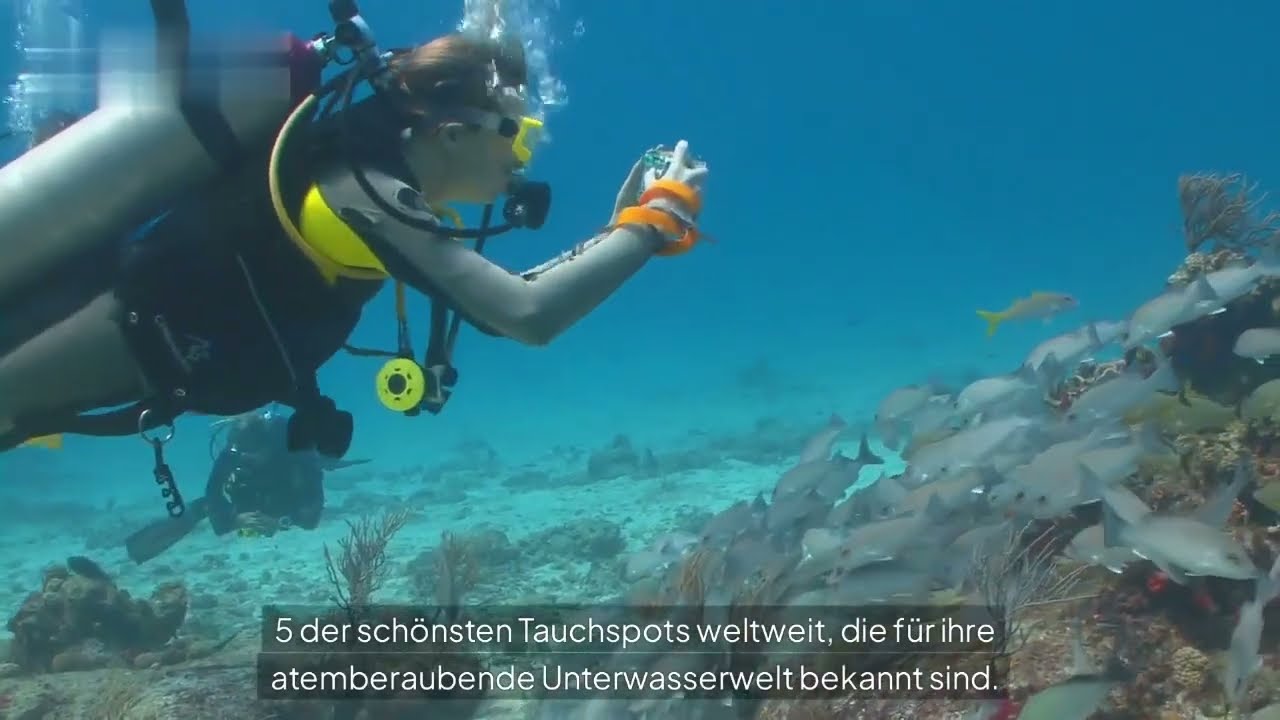 5 Sch&ouml;ne Orte zum Tauchen (Weltweit)