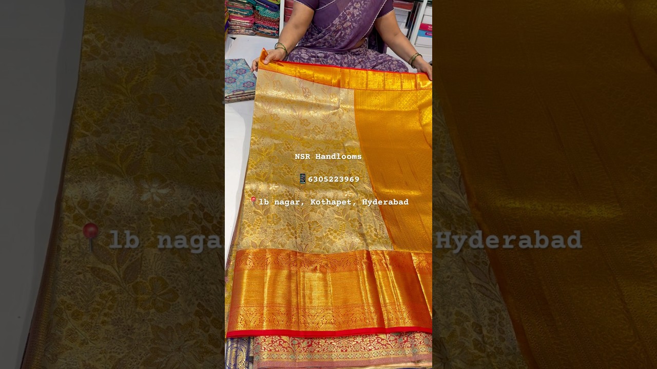 Premium Designer Bridal kanchipattu sarees #bridalsarees #kanchipattu #handloom #silkmarkcertified