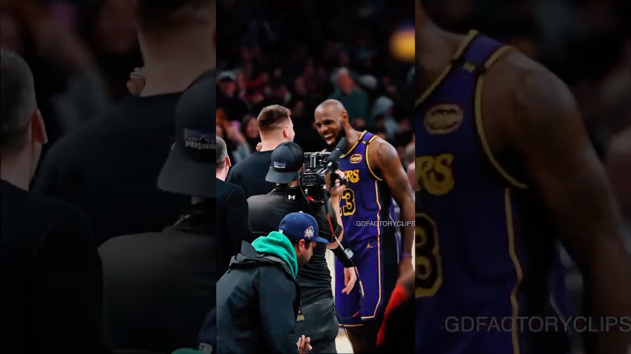 LeBron CAN'T WAIT to play with Luka 😂🔥