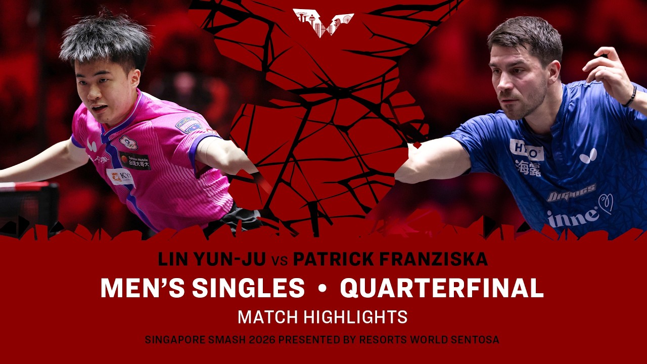Lin Yun-Ju vs Patrick Franziska | MS QF | #WTTSingapore2026