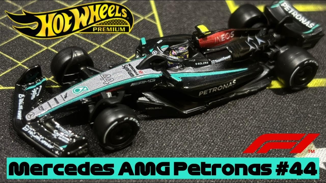 MERCEDES AMG PETRONAS #44 | Hot Wheels Premium | Formula 1 | UNCARDED REVIEW