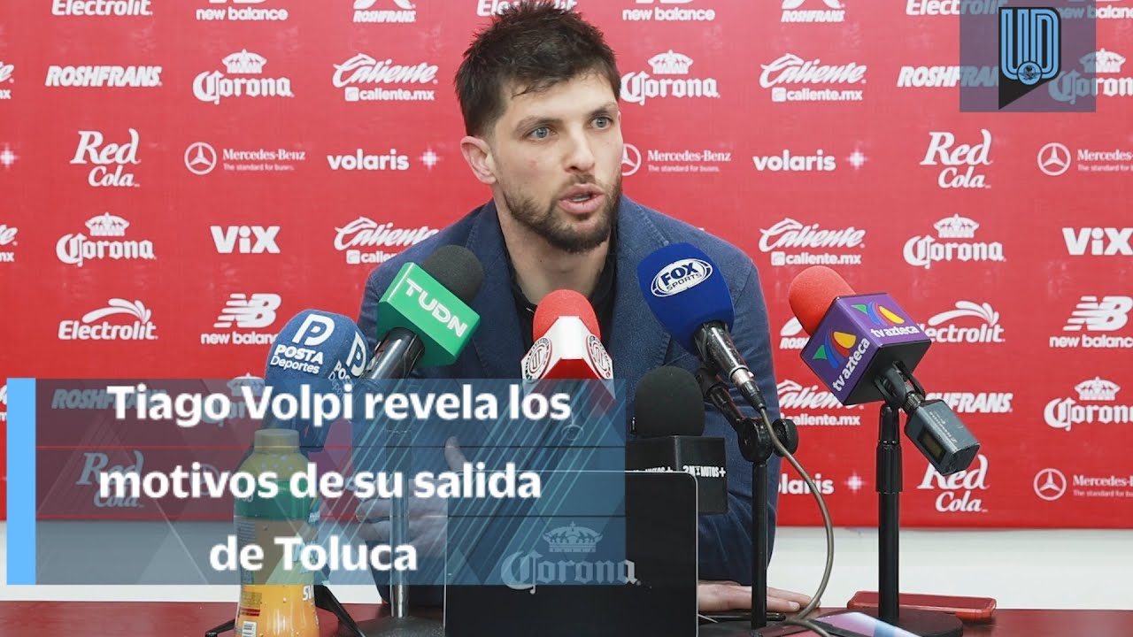 Tiago Volpi revela los motivos que lo orillaron a salir de Toluca
