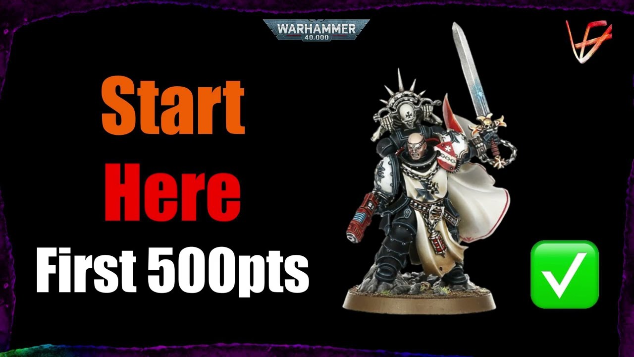 Первые 500 очков для конкурентоспособного списка Черных Тамплиеров | Warhammer 40K Tactics