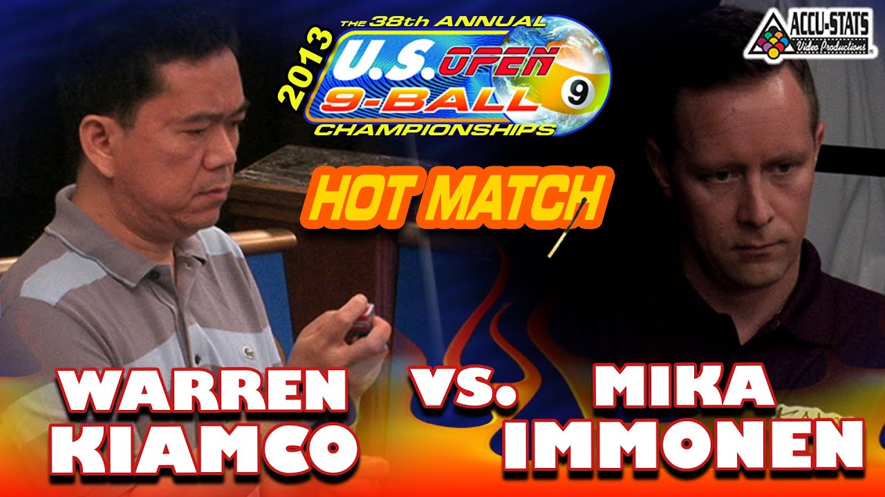 U.S. OPEN 9-BALL: Warren KIAMCO vs Mika IMMONEN - 38th U.S. OPEN 9-BALL CHAMPIONSHIPS 2013