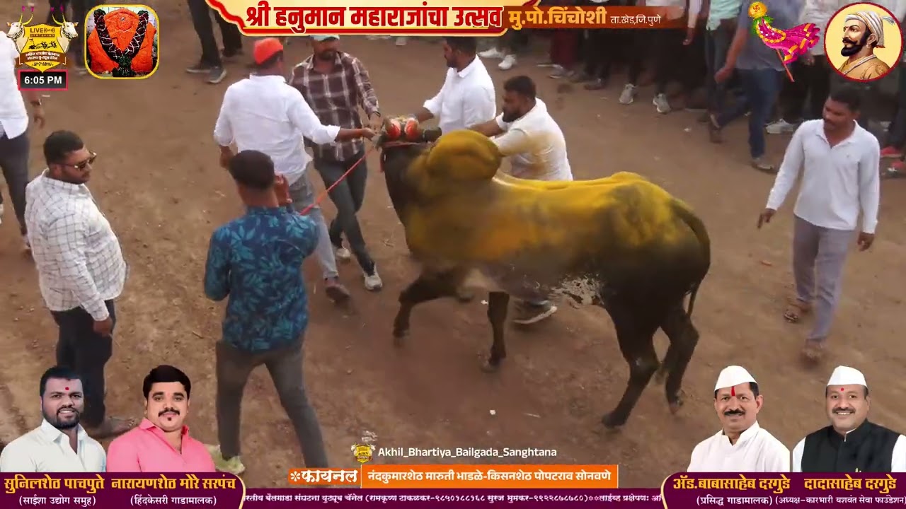 || श्री हनुमान महाराजांचा उत्सव २०२६ || चिंचोशी || पहिला दिवस || फायनलच्या सर्व बाऱ्या ||