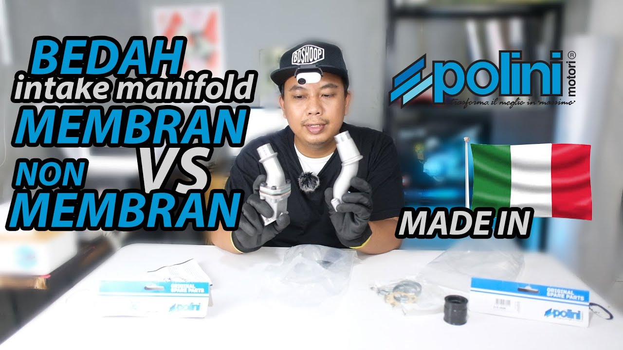 REVIEW, Intake Polini membran dan non membran vespa pts special primavera et3 ORIGINAL