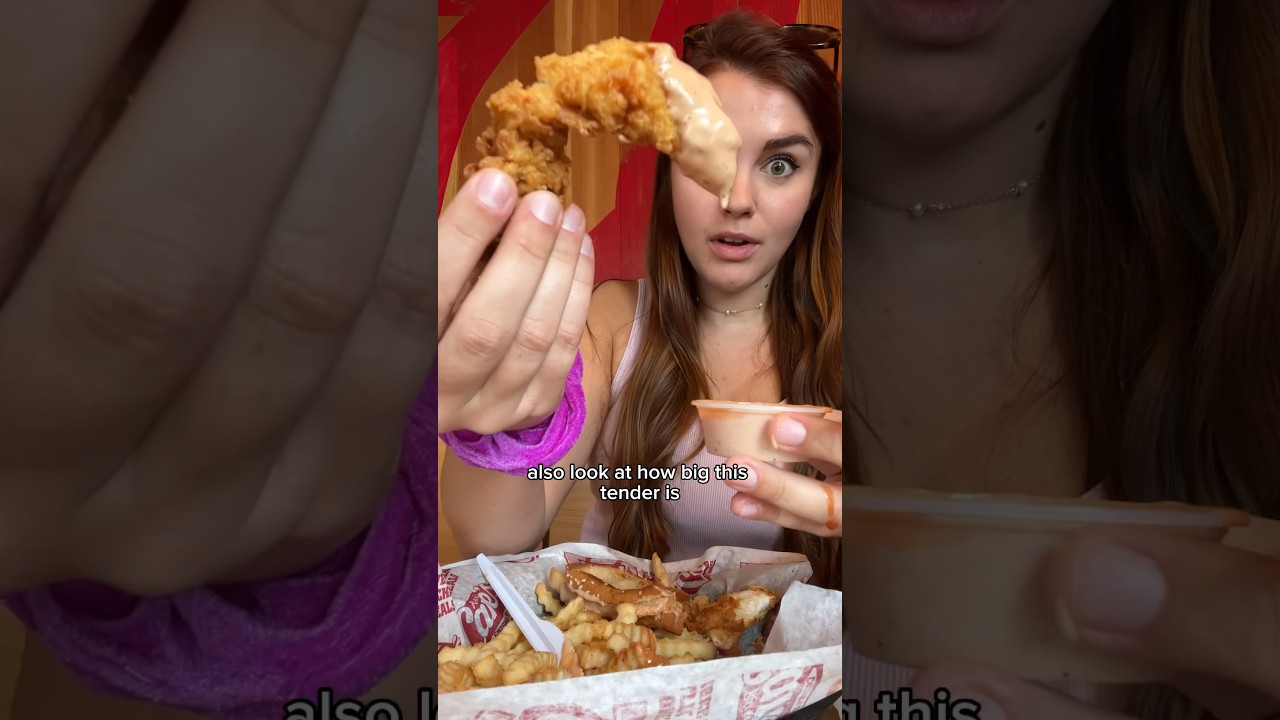 Everything I ate my first time at raising cane’s! 