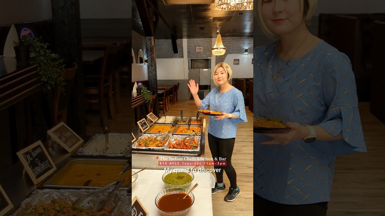 Индийская кухня шеф-поваров, бар, шведский стол, сколько сможешь съесть, Айс, Ванкувер, ресторан ...