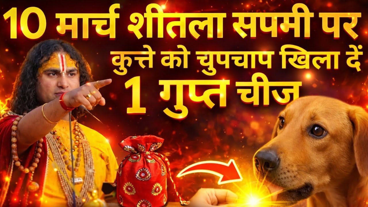 चमत्कारी संयोग | शीतला सप्तमी का गुप्त उपाय | काले कुत्ते को खिलाएं ये 1 चीज | 7 पीढ़ी राज करेगी