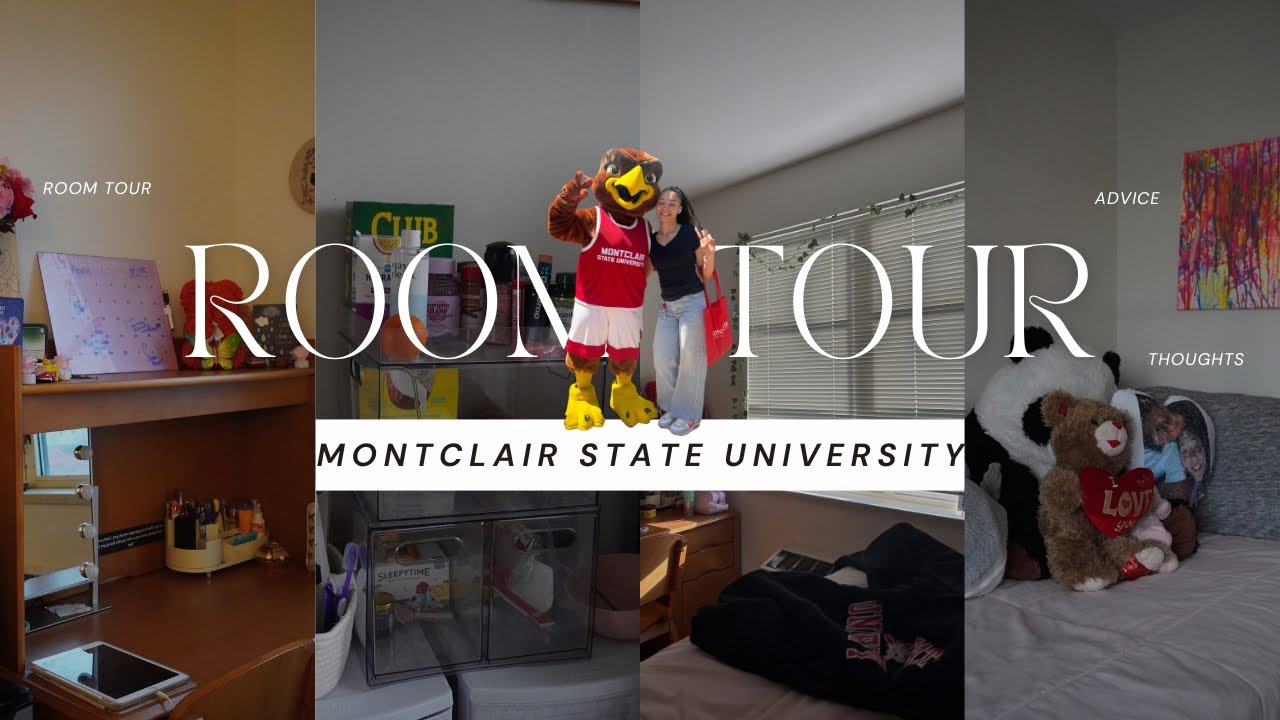 MONTCLAIR STATE UNIVERSITY | Sinatra Hall Dorm Tour + what you need to bring + thoughts & advice