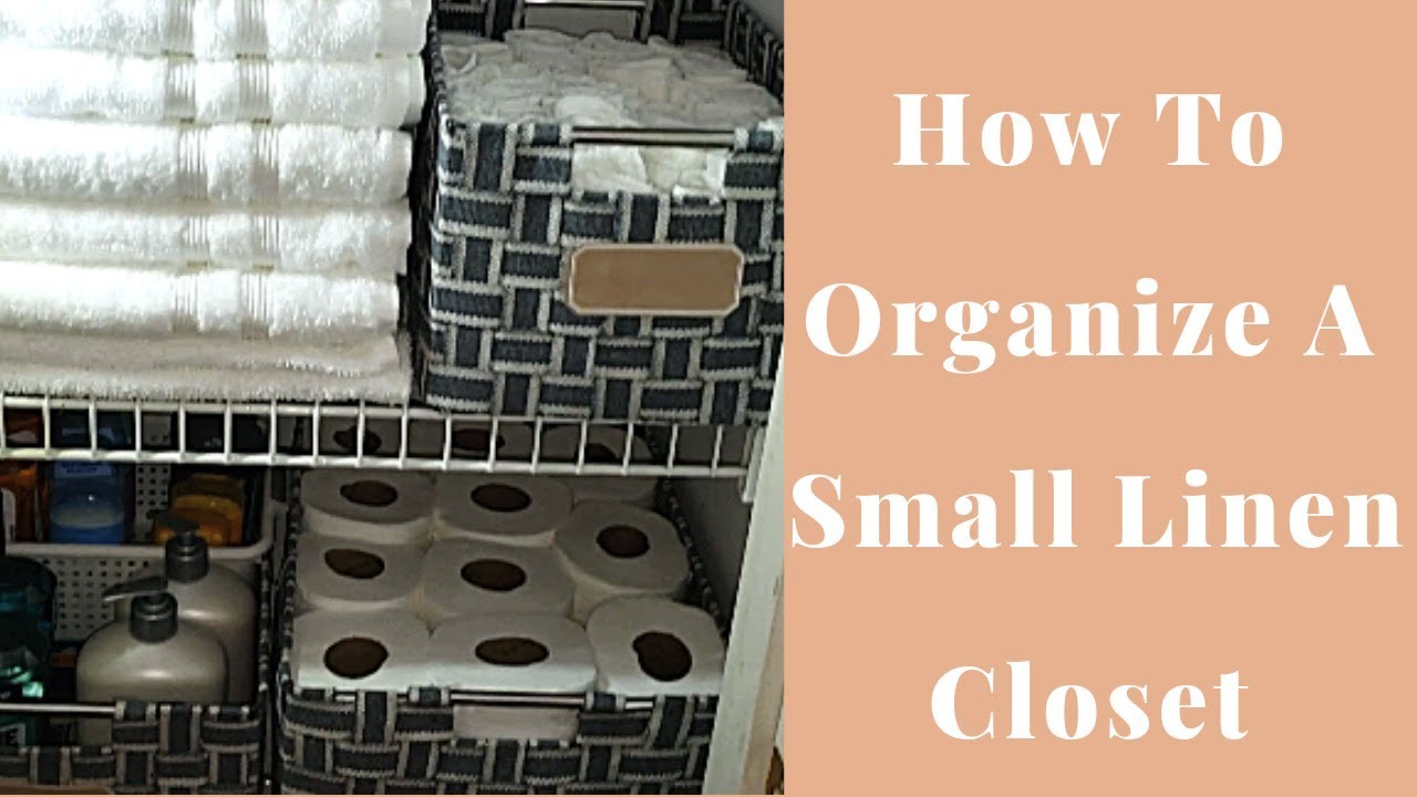 NEW! Small Linen Closet Makeover | How To Organize A Small Linen Closet | Organization Tips & Tour