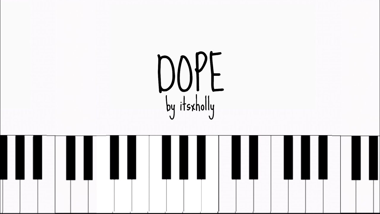 DOPE - BTS - Piano Tutorial