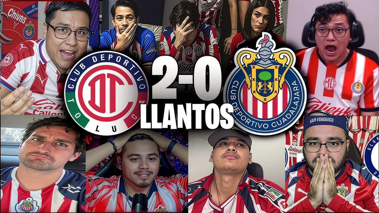 REACCIONES Y LLANTOS DEL REBA&Ntilde;O AL TOLUCA 2 CHIVAS 0