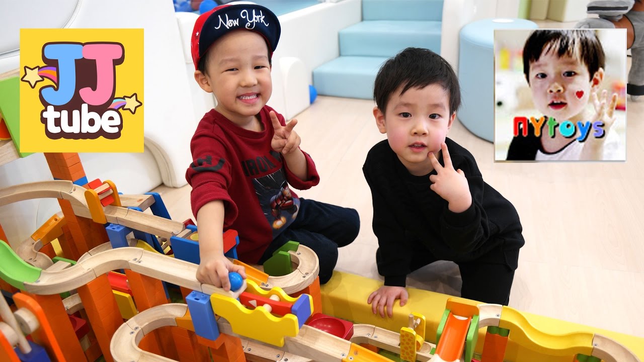 [뉴욕이랑 놀자 & JJ tube] 펀토리 하우스 키즈카페에서 첫번째 콜라보 찍다.Indoor playground Collaboration [제이제이튜브 - JJ tube]