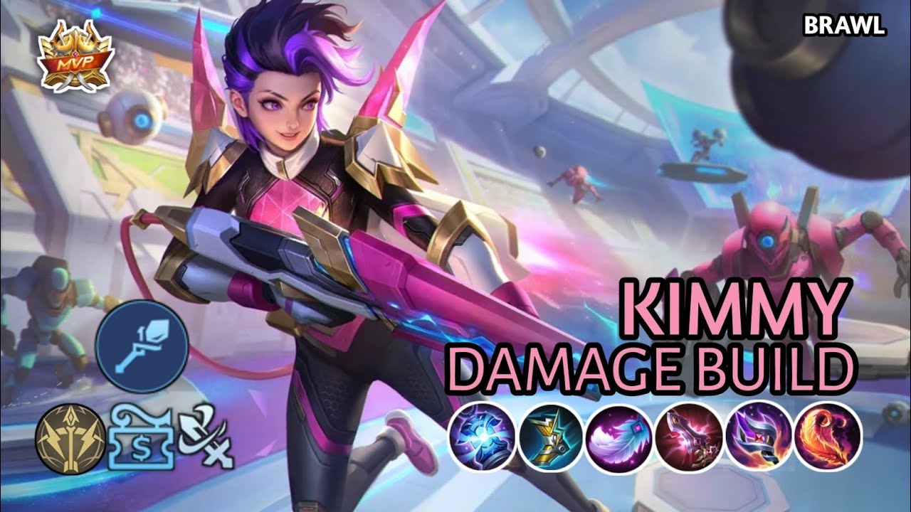 KIMMY BUILD ITEM & EMBLEM INI AUTO DAPAT MVP 😱 - MOBILE LEGENDS BANG BANG INDONESIA