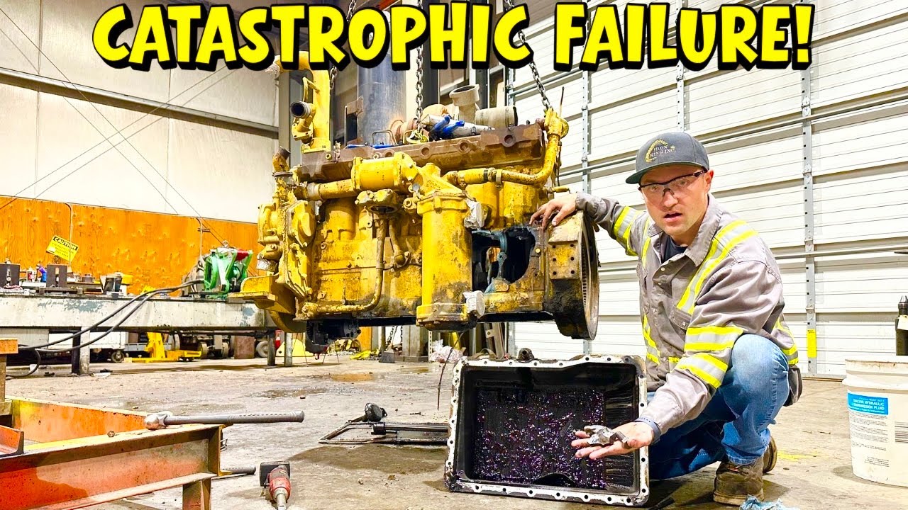 CATERPILLAR 3306 КАТАСТРОФИЧЕСКАЯ НЕИСПРАВНОСТЬ РАЗБОРКА!!!!!