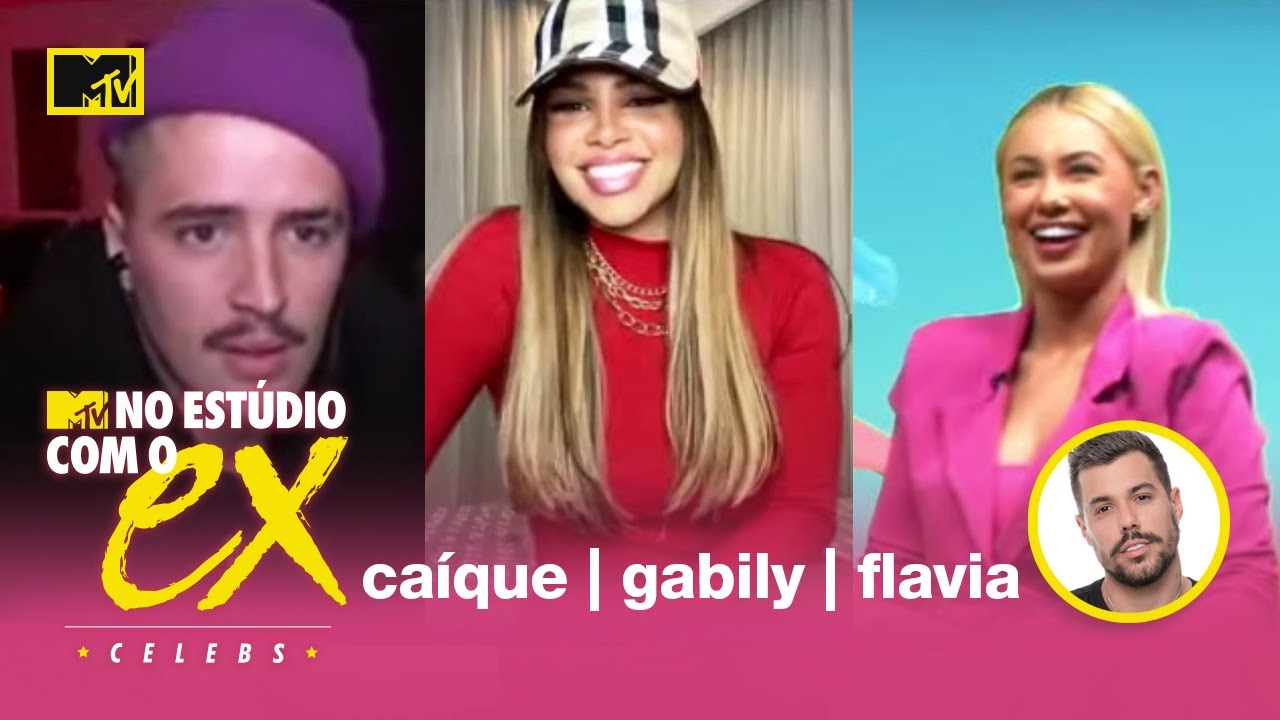 LIPE recebe CAÍQUE e as duas ex: GABILY E FLAVIA | MTV No Estúdio com o Ex