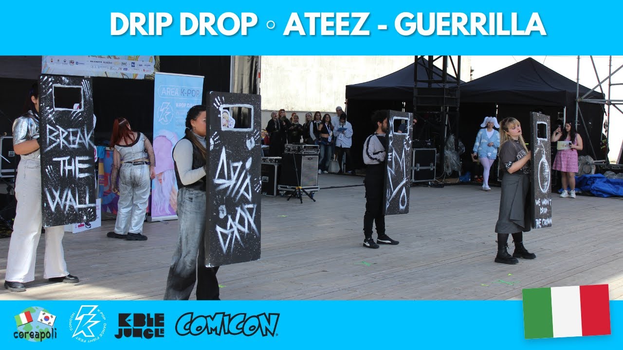 DRIP DROP ( ATEEZ - GUERRILLA ) | NAPOLI COMICON '24 🇮🇹 ITALY