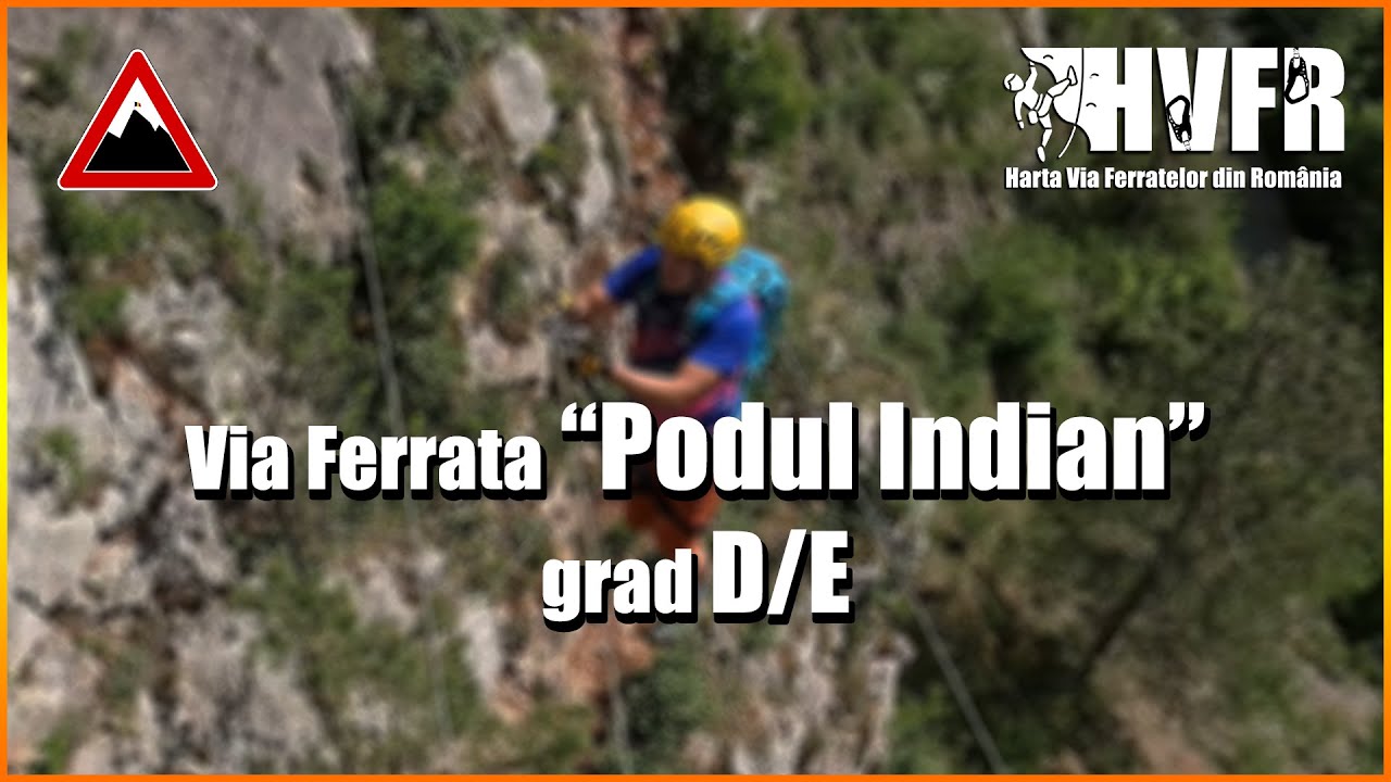 Via Ferrata PODUL INDIAN (D/E) Suncuius - Bihor | #HVFR | Episodul 34