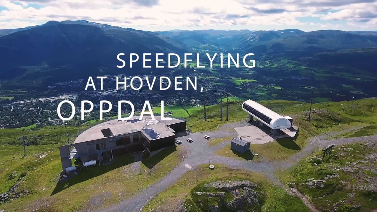 Speedflying i Hovden, Oppdal - Norway