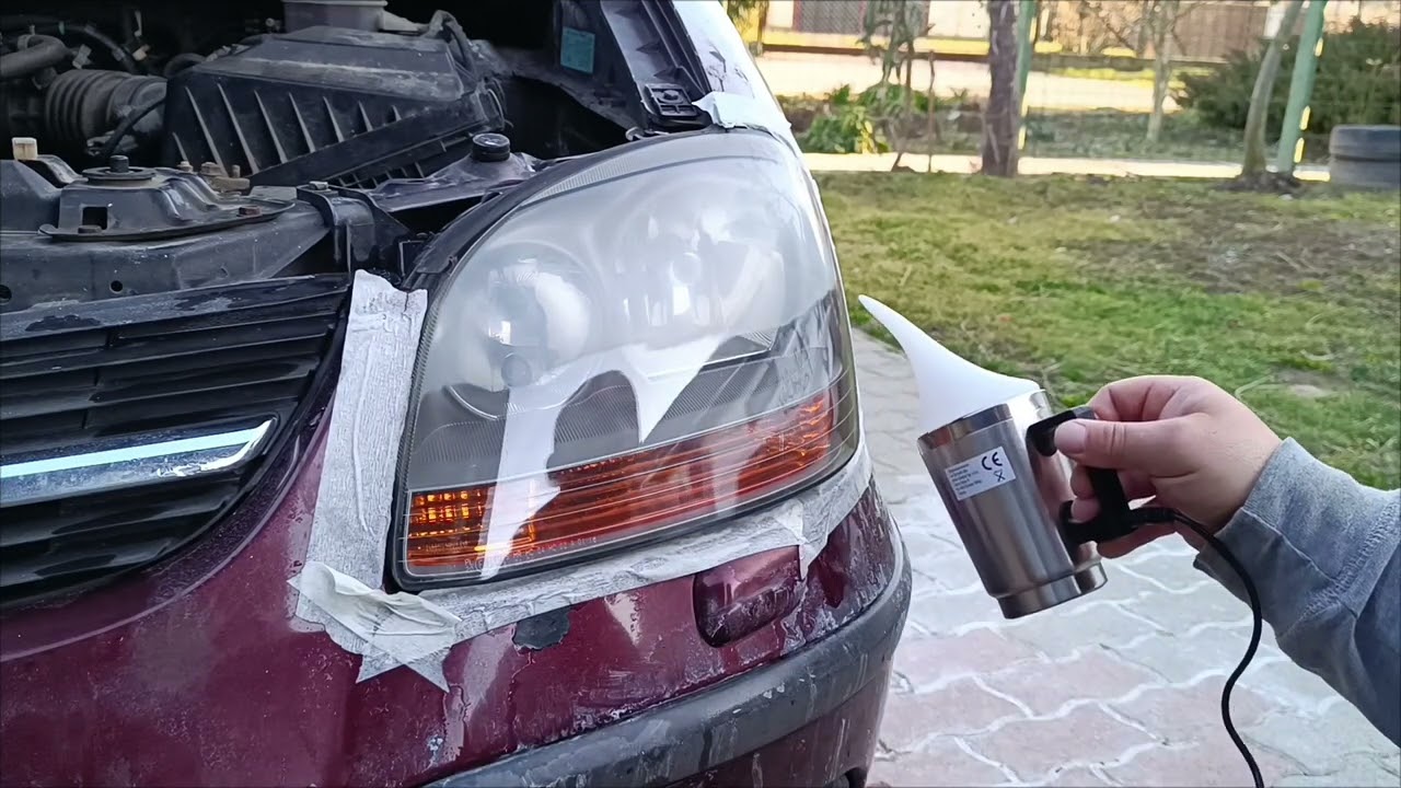 Vapron K2 Lámpa felújítás. 6 lépcsős csiszolás után!