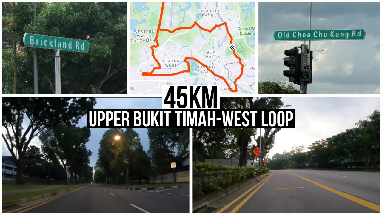 45km Upper Bukit Timah-West Loop | Singapore Cycling