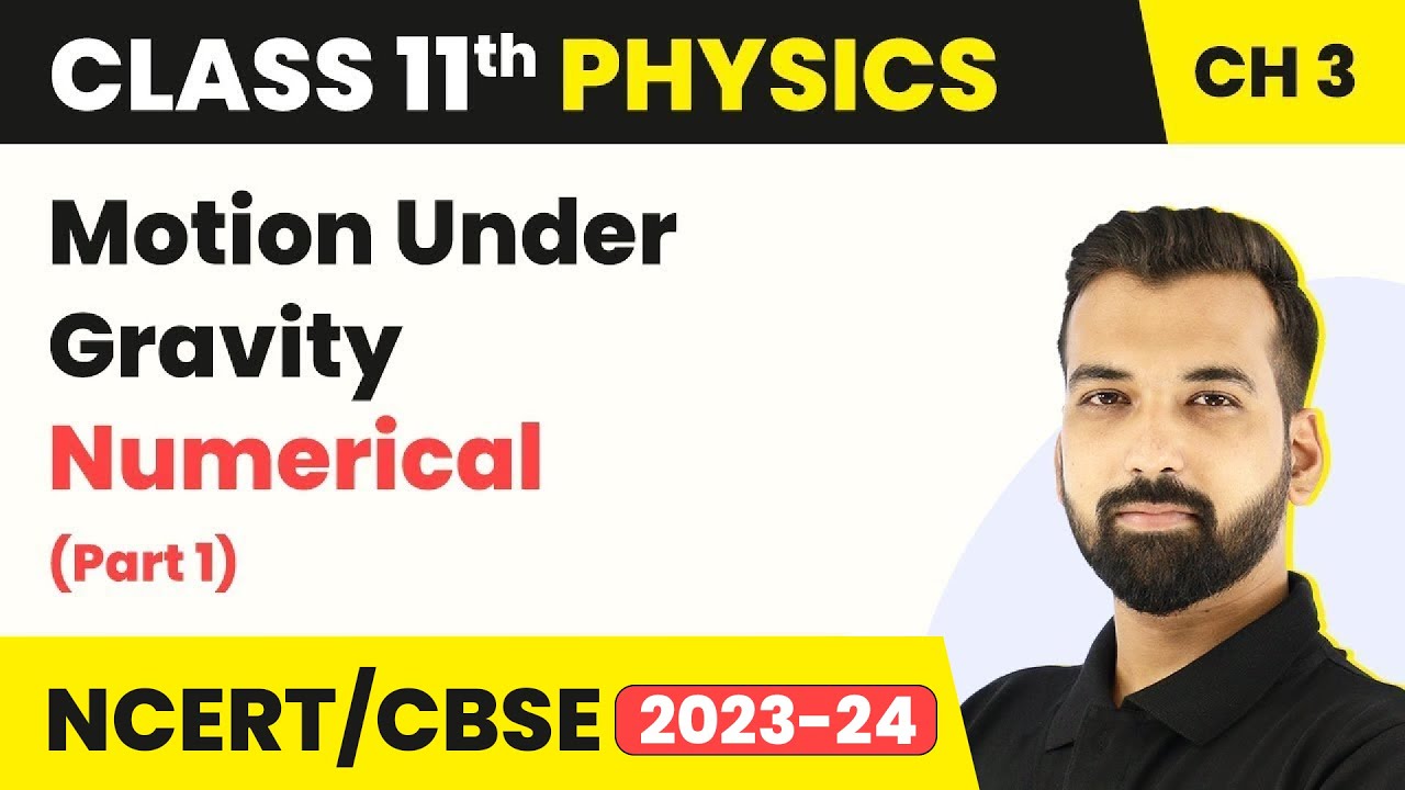 Class 11 Physics Chapter 3 | Motion Under Gravity Numerical (Part 1)