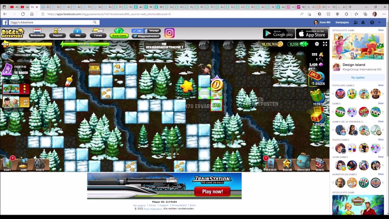 Diggy's Adventure 10e verjaardag |  uitdaging 1