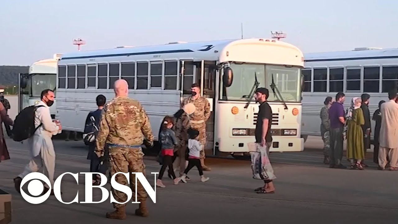 U.S. processing thousands of Afghan evacuees at air base in Germany