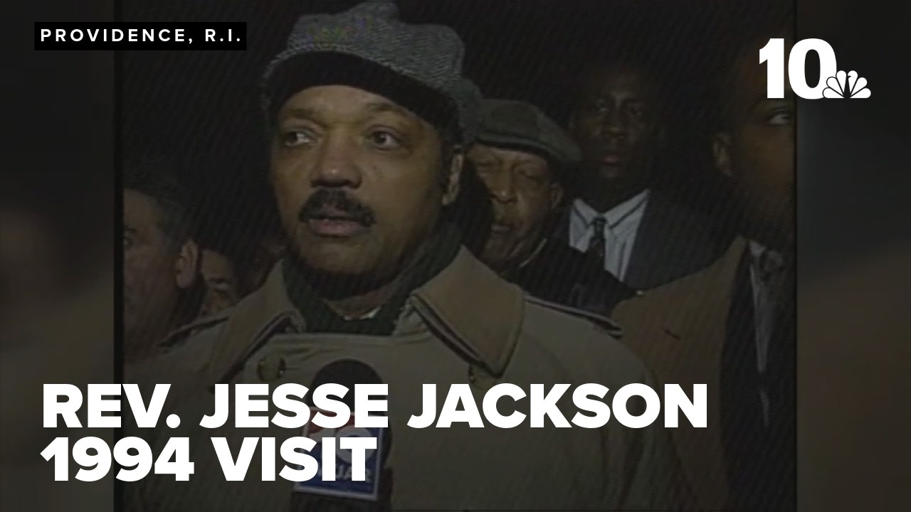 Rev. Jesse Jackson joined workers' march in Providence in 1994