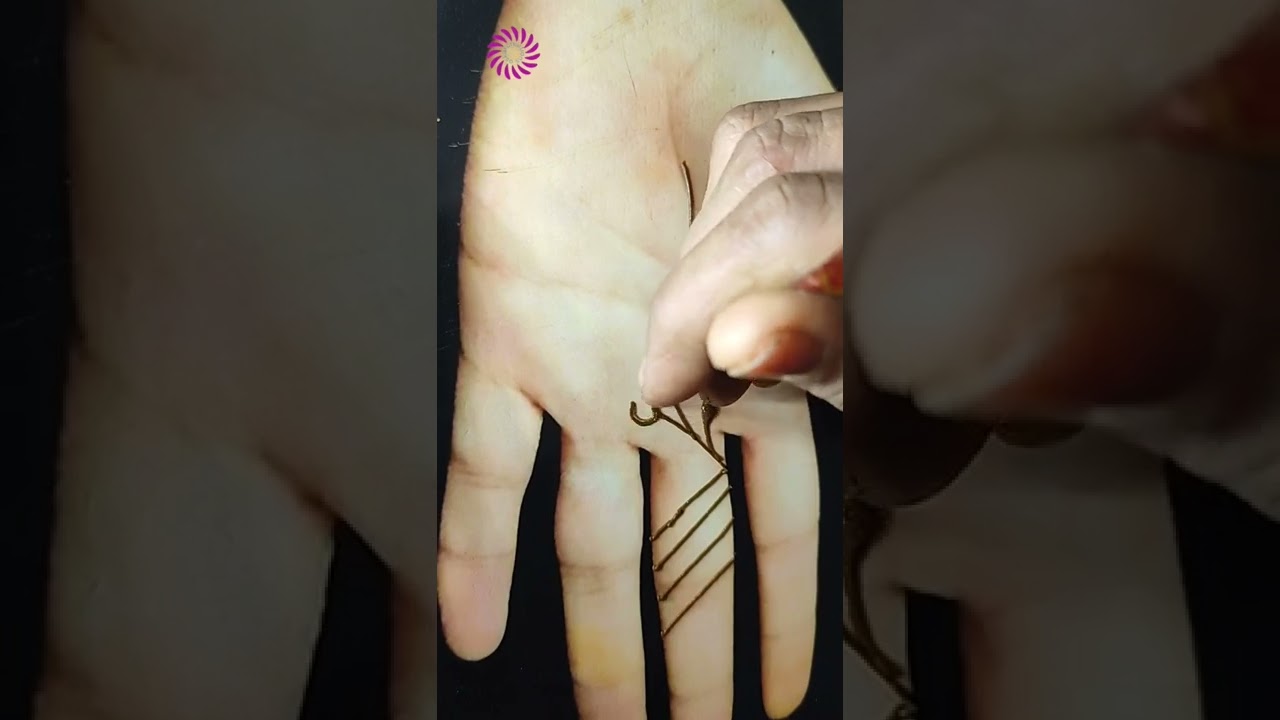 simple mehndi design #simplehenna #easymehndi #easyhenna #simplemehndi #shorts