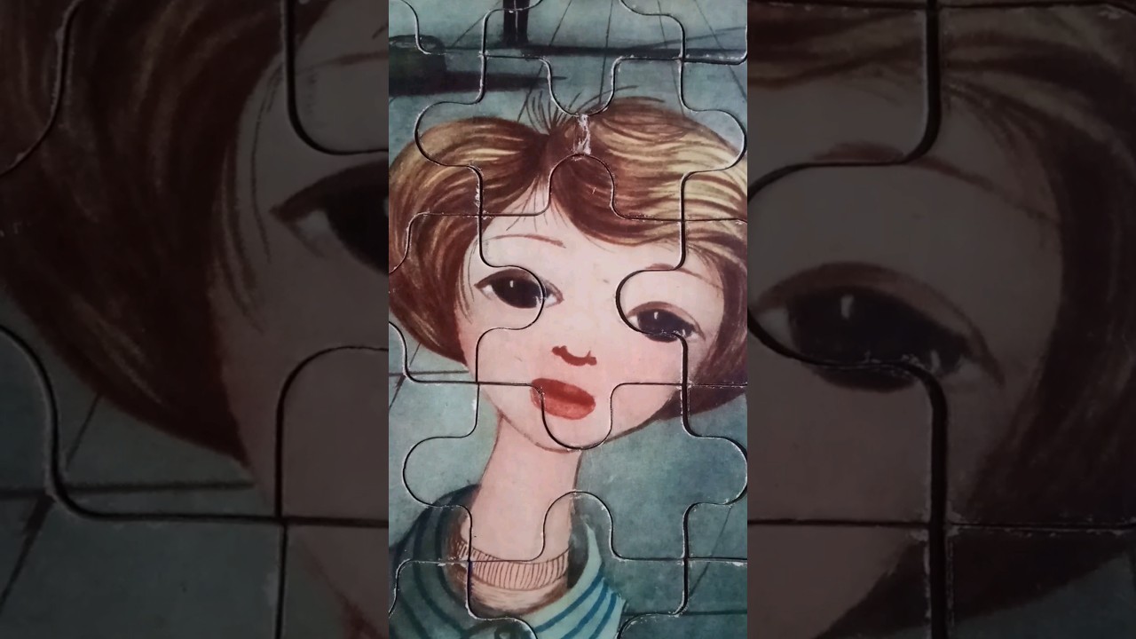Koszmary? Nie, skąd... 😬 #1970s #puzzle #układanka #retro #vintage #art #sztuka