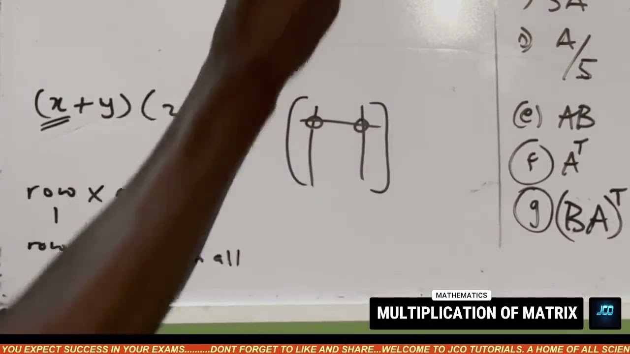 Multiplication of matrix