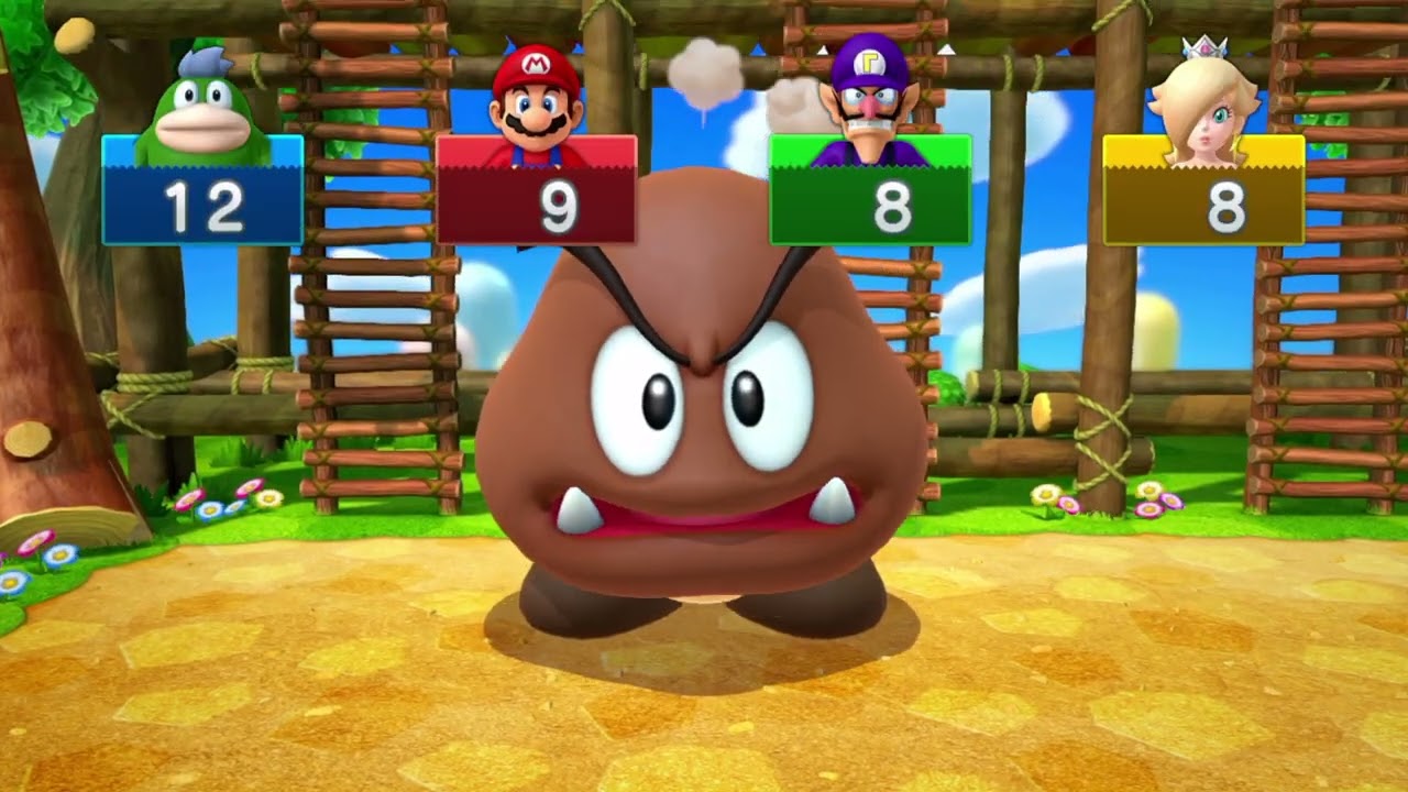 Mario Party 10- Mega Goomba's Ladder Leap