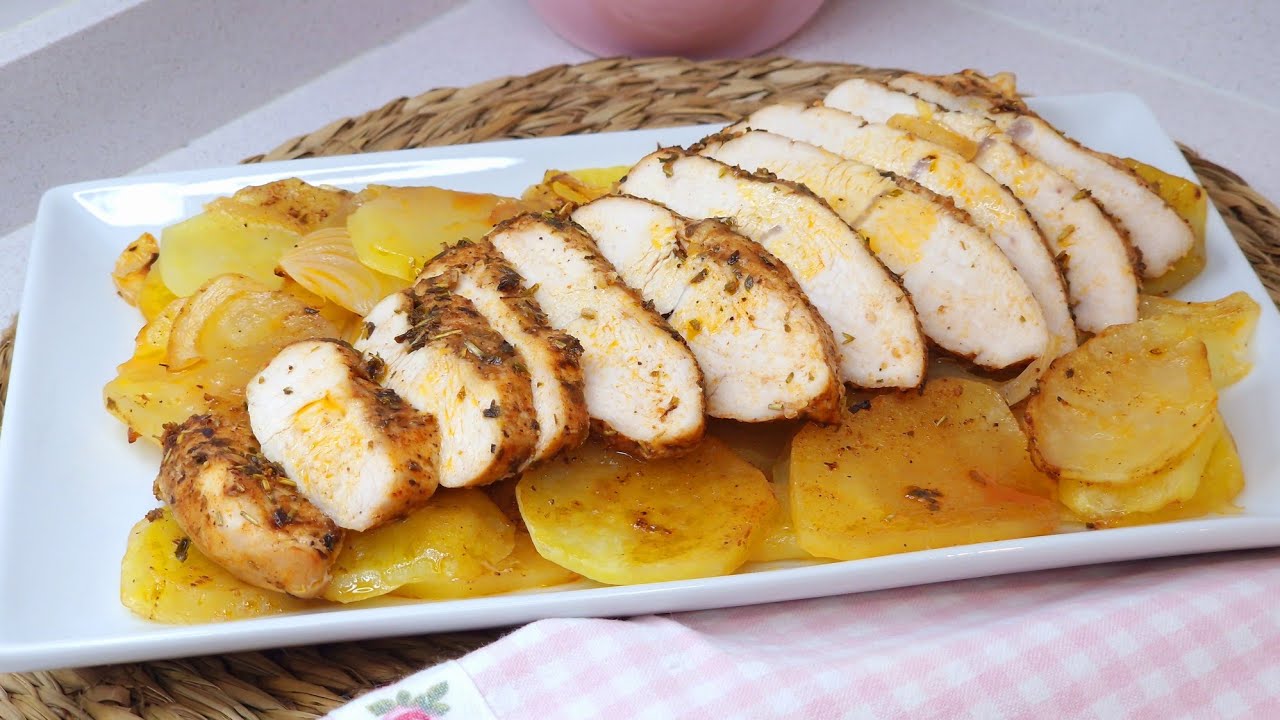 Solomillo de Pavo al Horno con Patatas ¡Jugoso, Fácil y Alto en Proteínas!