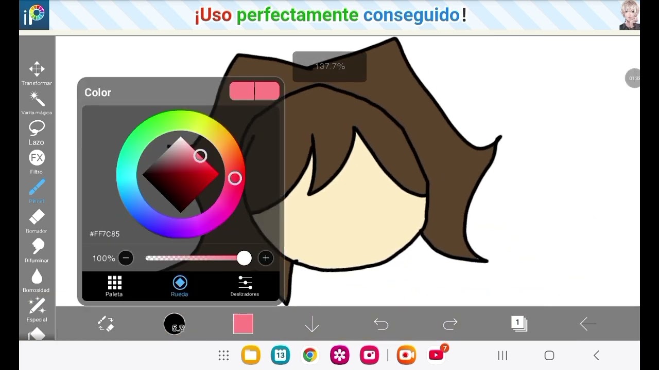Why is ibis paint doing this?