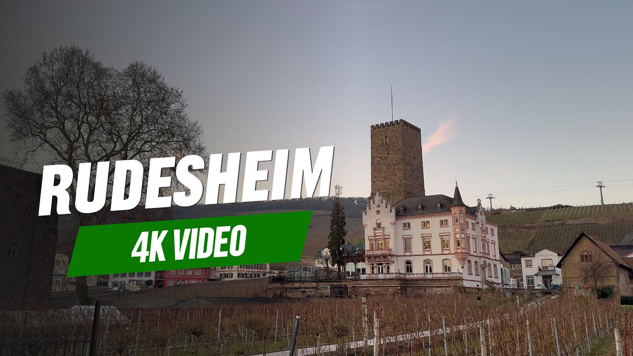 Most Romantic Town on the Rhine: Rüdesheim am Rhein 🇩🇪 (4K Walking Tour)