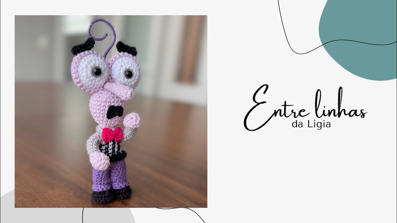 Amigurumi Medo Divertidamente - passo a passo tutorial
