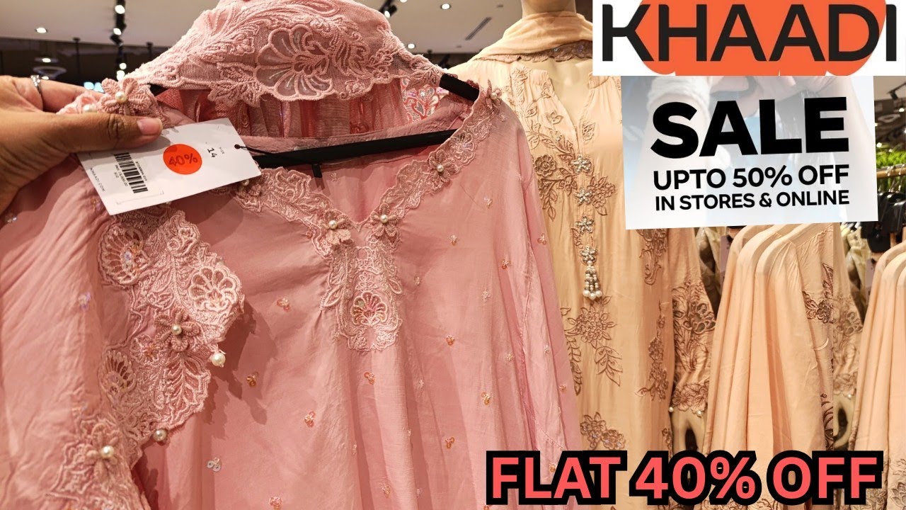 😱 khaadi Flat 40% OFF SALE 😱📣 Huge Discount on Signature Collection 📣🔥♥️ khaadi sale