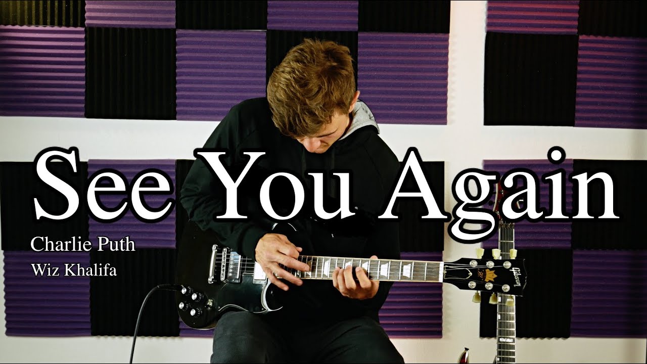 Wiz Khalifa - See You Again ft. Charlie Puth - Electric Guitar Cover