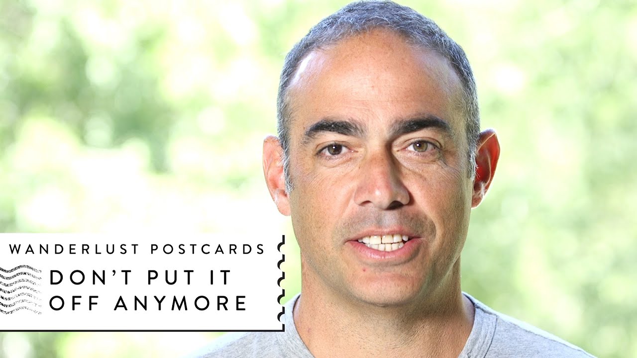 Don't Put It Off Anymore - Wanderlust Postcard with Charles Attal