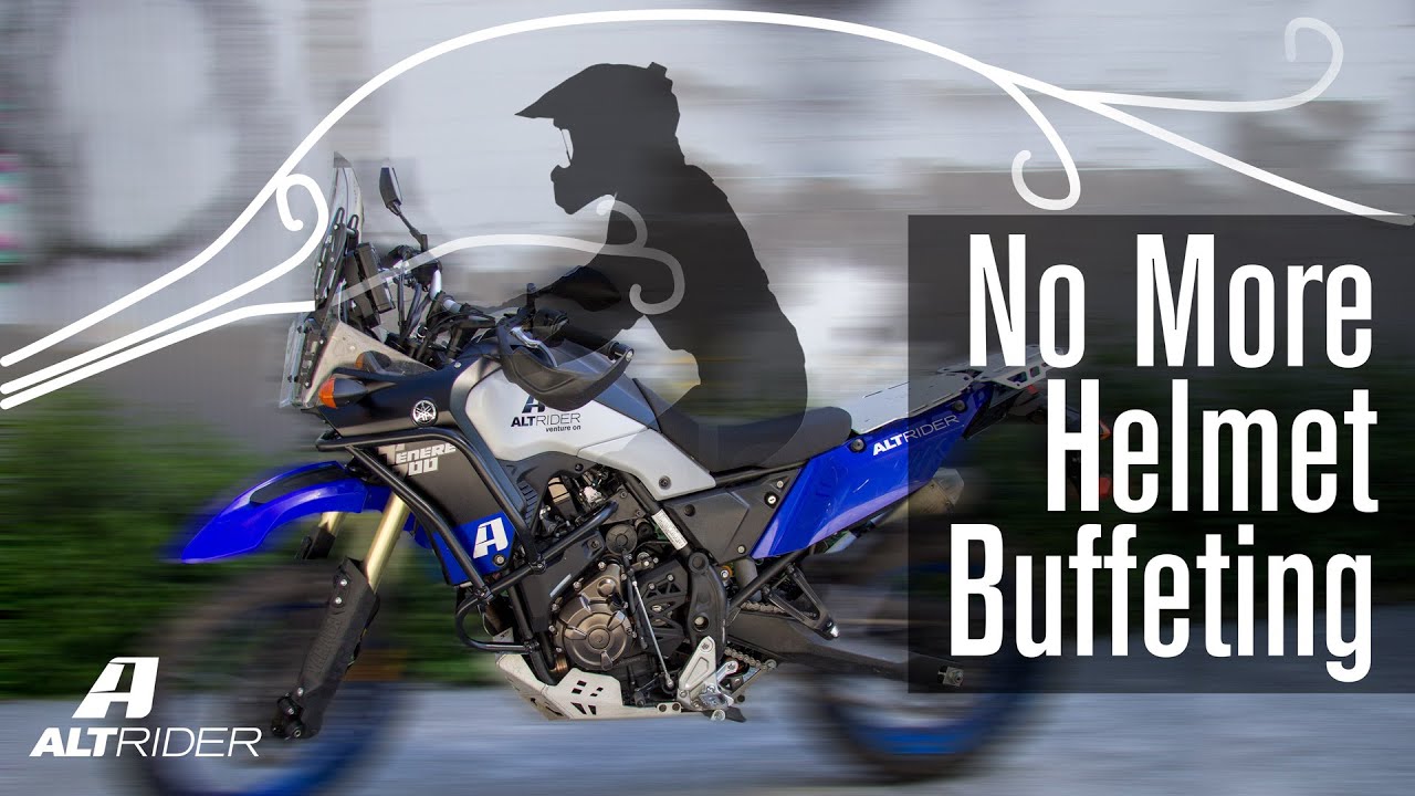 Yamaha T7 Windscreen Riser Features by AltRider