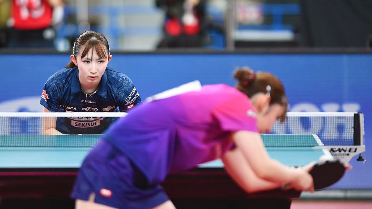 2022年全日本卓球｜女子シングルス 準決勝  早田ひな 対 加藤美優