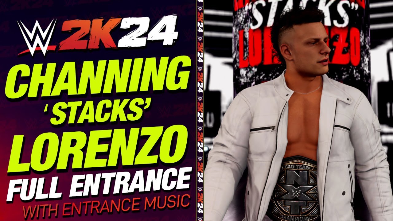 CHANNING STACKS LORENZO WWE 2K24 ENTRANCE - #WWE2K24 CHANNING STACKS LORENZO ENTRANCE THEME
