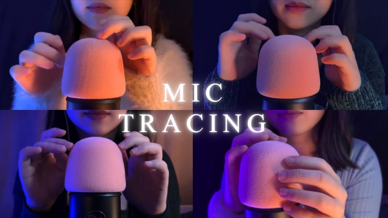 ASMR 1 Hour Mic Tracing , Brain Massage , Sleepy , Asmr collection , Fall Asleep , No Talking